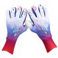 Goalkeeper Gloves, Youth Football Gloves, Strong Grip Soccer Goalie Gloves, Sticky Grip Leather Tight Soccer Gloves for Boys Children Adult Soccer Goalkeeper (Color : A, Size : Size9)