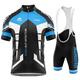 Men's Moisture-Wicking Sun Protection Cycling T-Shirt Set with Tech Stretch and 3 PocketsBreathable MTB Bike Shirt Bib Short Kits GEL Team Cycling Jersey Set For Men (TYPE-8,5XL)