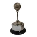 County Engraving Personalised Nickel Plated Golf Ball On Tee Trophy, Engraved - Enter Your Own Custom Text