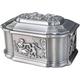 Silver Metal Angel Jewelry Trinket Box - High-end Exquisite Handmade Jewelry Organizer, Storage Case, and Jewelry Box for Women's Jewelry Collection
