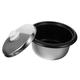 TOPBATHY 1 Set Rice Cooker Liner House Cooker Inner Pot Power Cooker Insert Liner Electric Cooker Liner Cooker Liner Container Rice Cooker Inner Pot 3l Pressure Cooker Household Aluminum