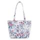 Vera Bradley Women's Cotton Small Vera Tote Bag Handbag, Magnifique Floral, One Size