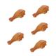 Abaodam 5pcs Simulated Food Chicken Drumsticks Fake Food Fried Chicken Leg Embellishments Stimulation Chicken Food Model Artificial Chicken Thigh Fake Chicken Leg Chicken Wings Meat Pvc