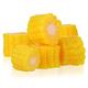 ABOOFAN 18 Pcs Artificial Corn Slice Flatback Corn Charm Plastic Models Toys for Kids Childrens Toys Fruit Toys Kitchen Pretend Play Toy Faux Fruits Model Food Corn Skewers Pvc Fake Corn