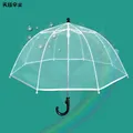 Ombrello trasparente per bambini ombrello carino per bambini ombrelli impermeabili Graffiti leggeri
