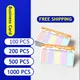 Business Card Custom Printable 300Gsm Paper Calling Cards Clean Edge 100/ 200/500/1000/Lot Colorful