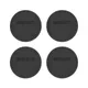 4Pcs Round Black Rubber Coaster Pad Self Adhesive Cup Bottom Stickers Non-slip Anti-scald Tumbler