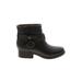 Lucky Brand Rain Boots: Black Solid Shoes - Women's Size 6 - Round Toe