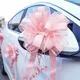 5/pcs White Wedding Car Ribbon Pull Bows Knot Gift Wrap Wedding Car Decor Birthday Party Supplies