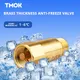 TMOK Brass Anti-freeze Valve Temperature Control Valve Water Pipe Protection 1℃-6℃ Working Wear