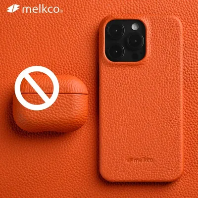 Melkco Premium Genuine Leather Case for iPhone 16 Pro Max 15 Pro Max 14 13 Luxury Business High-end Cow Phone Cases Back Cover