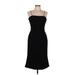 Giorgio Armani Cocktail Dress - Midi: Black Dresses - Women's Size 44