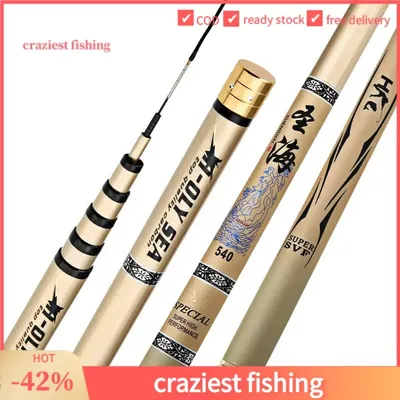 Telescopic Pole Freshwater Fishing Rod Stream Carp Accessories Japan Fly Fishing  Rod 2.7M-10M - Shopping.com