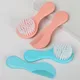 2pcs Baby Hair Brush And Comb Set Newborn Baby Brush Infant Head Massager Comb Portable Baby Comb