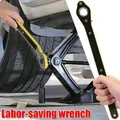 Car Labor Saving Jack Ratchet Wrench Scissor Jack Garage Tire Wheel Lug Wrench Handle Labor Saving