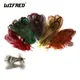 Wifreo 100pcs/pack Fly Tying Patridge Hen Feather Caddis Fly Wing Wet Fly Tenkara Fly Treble Hook