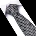 Silk Men Solid Tie Polka 7.5cm Neck Ties 54 Style Fashion Neckties Classic Men's Stripe Blue Wedding