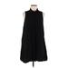 Old Navy Casual Dress - Mini Mock Sleeveless: Black Print Dresses - Women's Size Medium