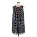 Anna Sui for Target Casual Dress - Mini Crew Neck Sleeveless: Blue Dresses - Women's Size 9