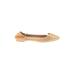 Kelsi by Kelsi Dagger Flats: Gold Solid Shoes - Women's Size 8 1/2 - Almond Toe