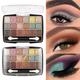 18 Color Eye Shadow Palette Matte Sequins Powder Fadeless Durable Sweat Resistant Powder Blusher Female Makeup Palette