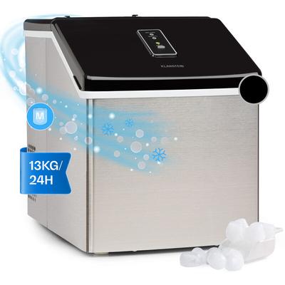 Clearcube Eiswürfelmaschine Klareis 13kg/24h Edelstahl schwarz - Klarstein