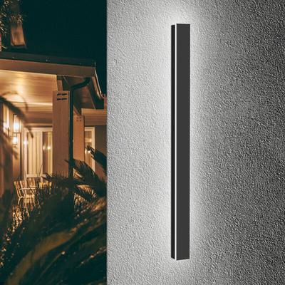 Led Wandleuchte Ultraslim Flurlampe Innen Wandlampe Empfangsbereichen Außen 100cm 21W Kaltweiß Image