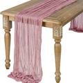 2 pièces écharpe en tissu froissé drapeau de table drapeau de table de fête fête d'anniversaire décoration en tissu froissé fil de Barry pâte frite torsions serviette froissée