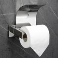 porte-papier toilette acier inoxydable galvanisé et brossé porte-rouleau de papier toilette mural 1pc