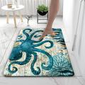 motif benthos terre de diatomées tapis de bain super absorbant salle de bain tapis de bain créatif tapis de salle de bain corail velours nouveau design