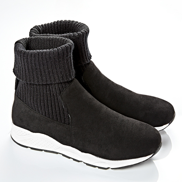 Winterboot Rania mit Strickschaft schwarz Image