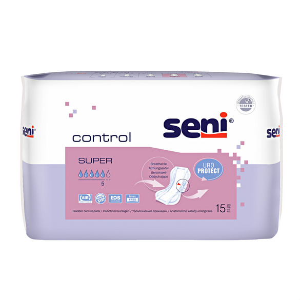 SENI® Control UNISEX Inkontinenz-Einlagen Super Image