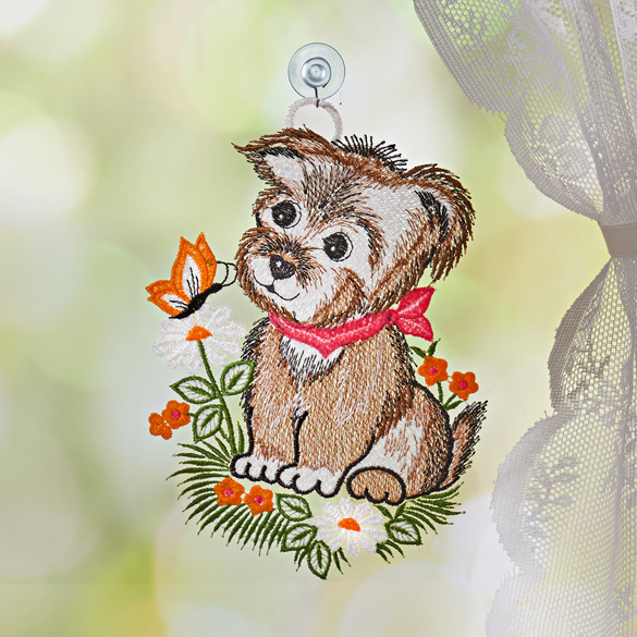 Fenster-Deko "Hündchen" Image