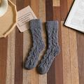 Fleece Socks Push for Women Men, Warm Soft Fluffy Socks Thick Cozy Sock Winter Christmas Socks for Women