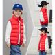 Kids Unisex Vest Coat Black Yellow Light Green Solid Color Spring Fall Adorable School 7-13 Years