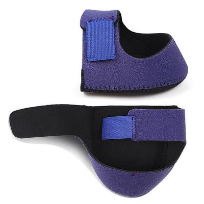 1pair Heel Brace With Hook And Loop Fastener, Breathable Heel Cushions, Heel Cups With Gel Pads For Women Men