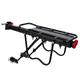 Bike Cargo Rack Rear Rack Max Load 50 kg Adjustable Easy to Install Aluminium Alloy Mountain Bike / MTB - Black