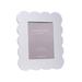 Addison Ross Scalloped Lacquer Picture Frame in White | 9.06 H x 11.02 W x 1.18 D in | Wayfair FR11000