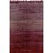 Brown/Pink 108 x 72 W in Rug - Modern 6' × 9' Doris Leslie Blau Oxblood Tribal Style Moroccan Orange/Purple Wool Rug Wool | 108 H x 72 W in | Wayfair