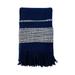 Catavento Mar Handwoven Merino Wool Throw Merino Wool in Blue | 35 W in | Wayfair T.04-1