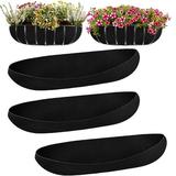 Fabric Planter Basket Liner-Bexikou 3 Pack 24 inch Durable Hanging Basket Liners Replacement Coco Fiber Liner for Hanging Basket Flowers