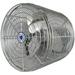 kool Air Circulator Fan Ceiling Wall Mount Greenhouse Fan & Aluminum Blade 1470 CFM 1/10 Energy-Efficient Fan For Patio Garage Industrial & Workshop (Silver)