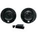 Memphis Audio SMC2A Marine Bluetooth Stereo Receiver+(2) Black JBL 6.5 Speakers
