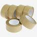 JUNWELL Brown Packing Tape Kraft Paper Tape Brown Gummed Tape 1.89 Inch x 55 Yards 6 Pack