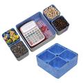 PRETXORVE One-Piece Office Desktop Debris Storage Box 5-Piece Drawer Storage Tray