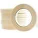 1 Inch 60 Yard Masking Tape 6 Pk. Easy-Tear Pro-Grade Removable Painters Tape Great For Home Office Contractor. Clean Drip-Free Painting With Wide Crepe Paper Rolls