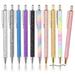 WY WENYUAN 10 Pcs .. Ballpoint Pens Comfortable Writing .. Pens Metal Retractable Pretty .. Journaling Pens Black Ink .. Medium Point 1.0 mm .. Gift Pens Cute Pens .. Office Supplies for Women