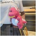 Apmemiss Clearance Plush Dinosaur Backpack Dinosaur Crossbody Bag Stuffed Animal Dinosaur Bag Toddler Dinosaur Backpack for Kids 3-5 Dinosaur Gift Bag Plush Dinosaur Toys for Kids 3-7