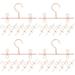 24 Pcs Mini Hanger Tiny House Mini Clothing Rack Metal Hangers Metal Coat Hangers Doll Clothes Hangers Child