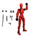taoGoods Titan 13 Action Figure Assembly Completed Dummy 13 Action Figure Lucky 13 Action Figure T13 Action Figure 3D Printed Multi-Jointed Movable Nova 13 Action Figure Toy